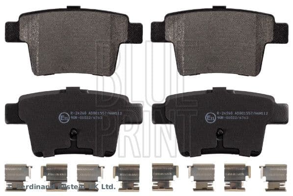 set placute frana,frana disc BLUE PRINT ADJ134240