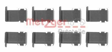 Set accesorii, placute frana METZGER 109-1162
