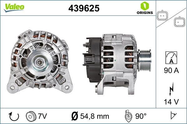 Generator / Alternator VALEO 439625