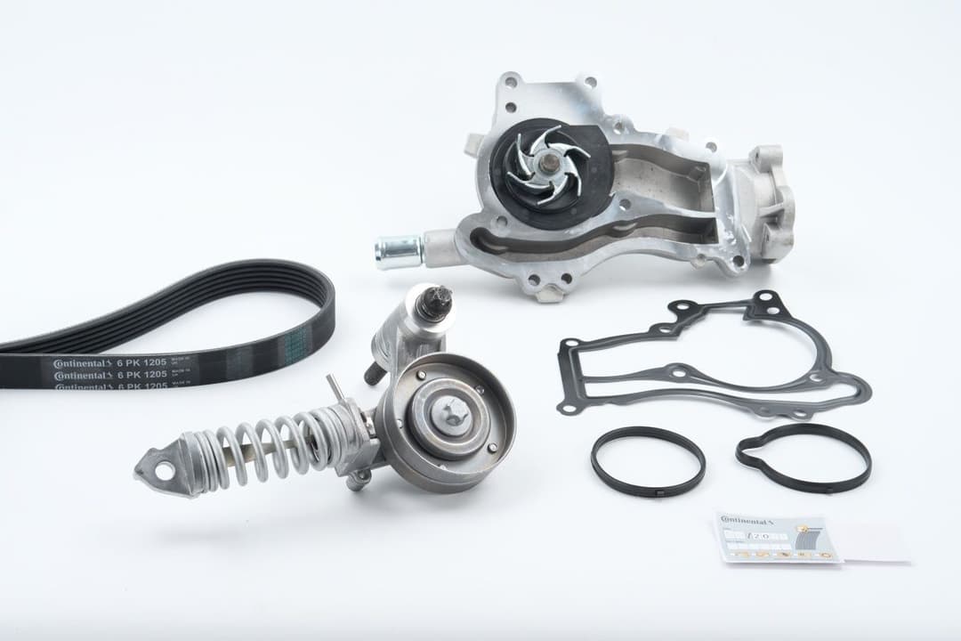 Pompa apa + Set curea transmisie cu caneluri CONTINENTAL CTAM 6PK1205WP1