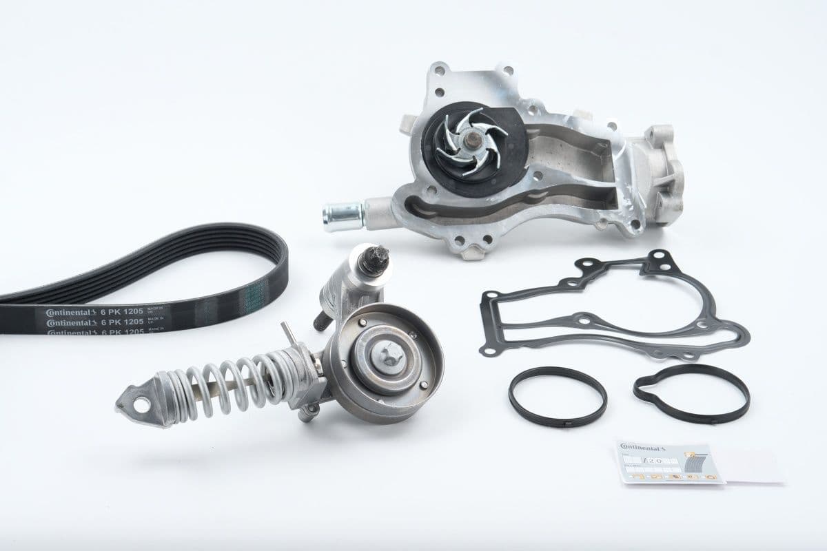 Pompa apa + Set curea transmisie cu caneluri CONTINENTAL CTAM 6PK1205WP1
