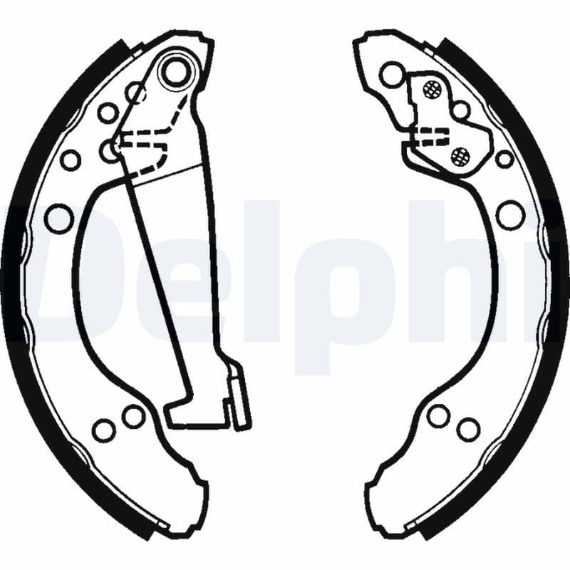Set saboti frana DELPHI LS1277