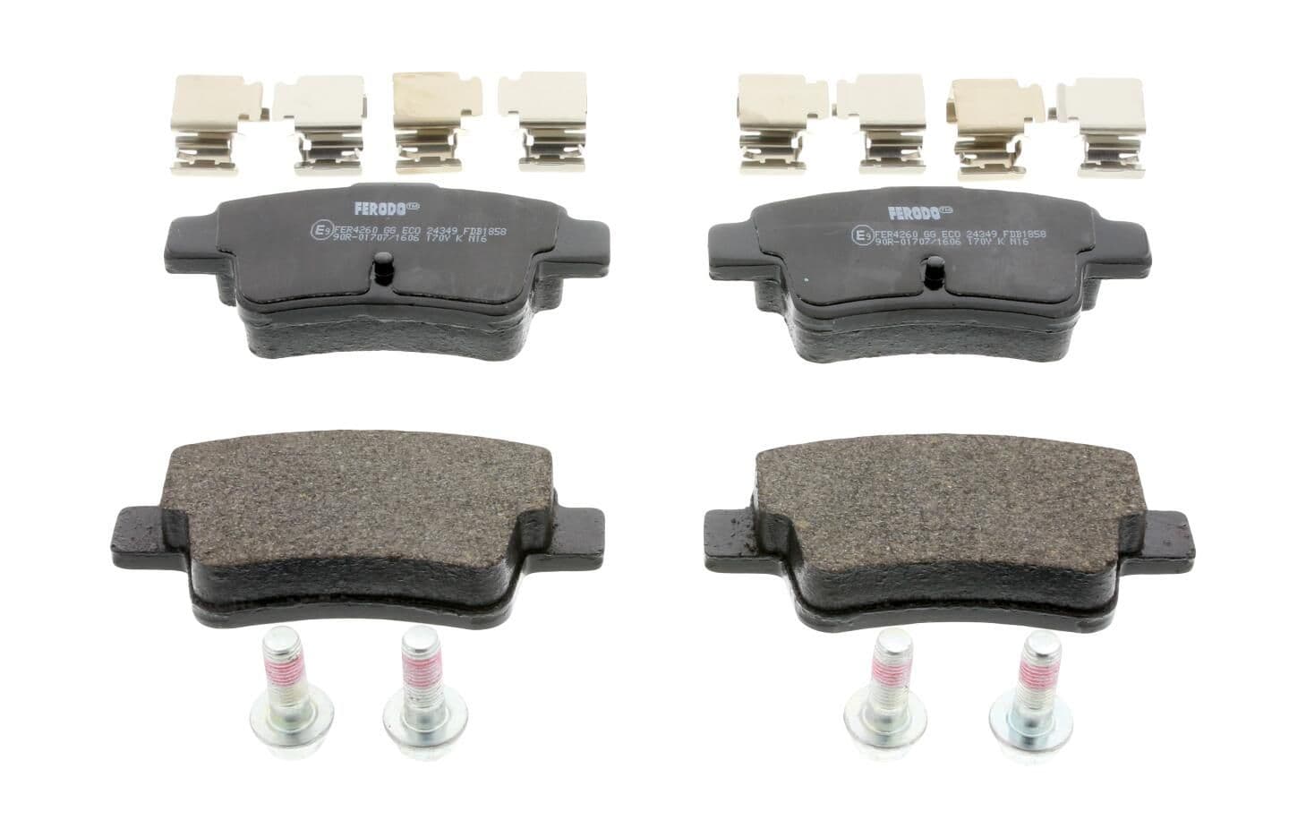 set placute frana,frana disc FERODO FDB1858