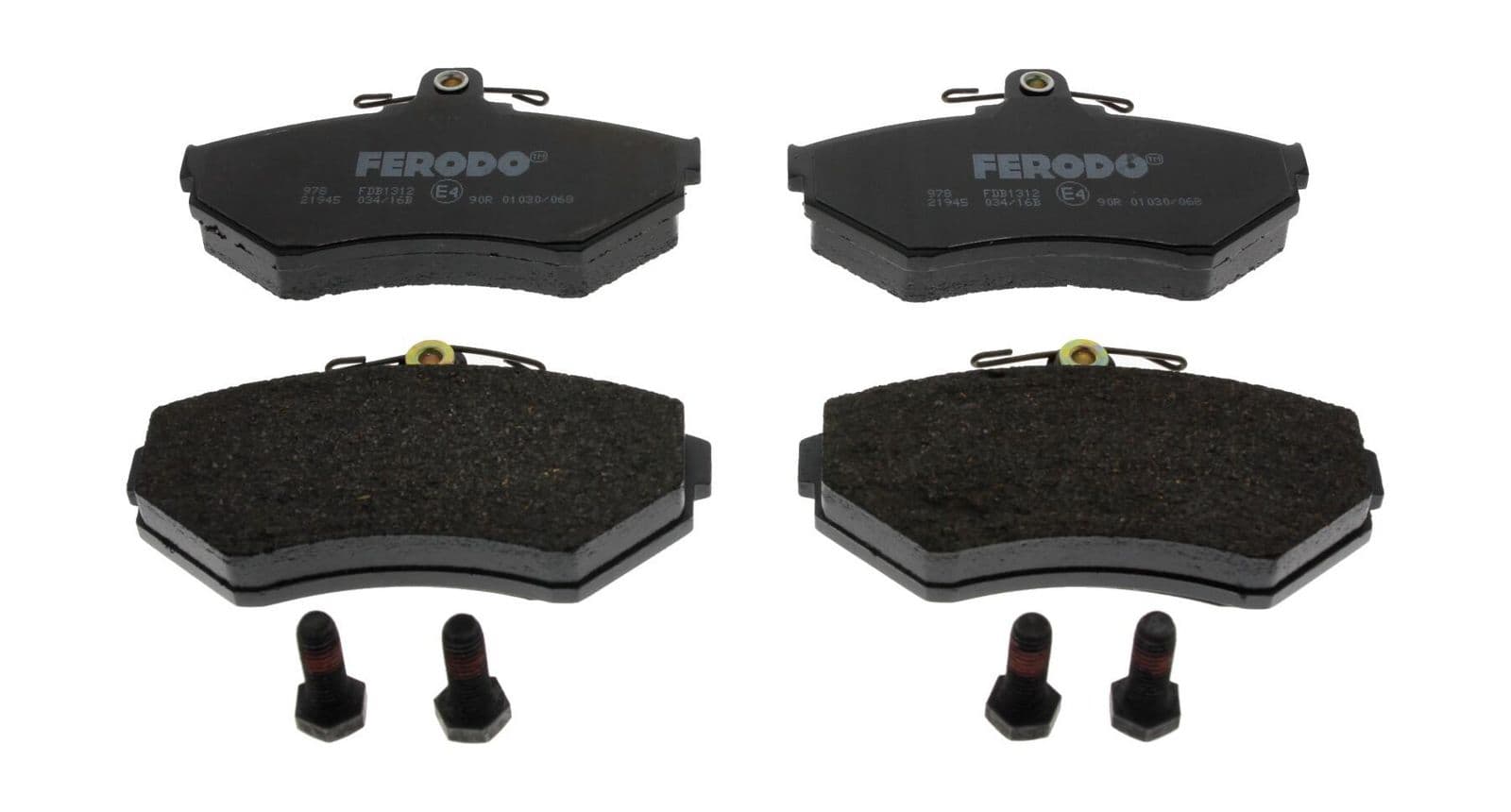 set placute frana,frana disc FERODO FDB1312