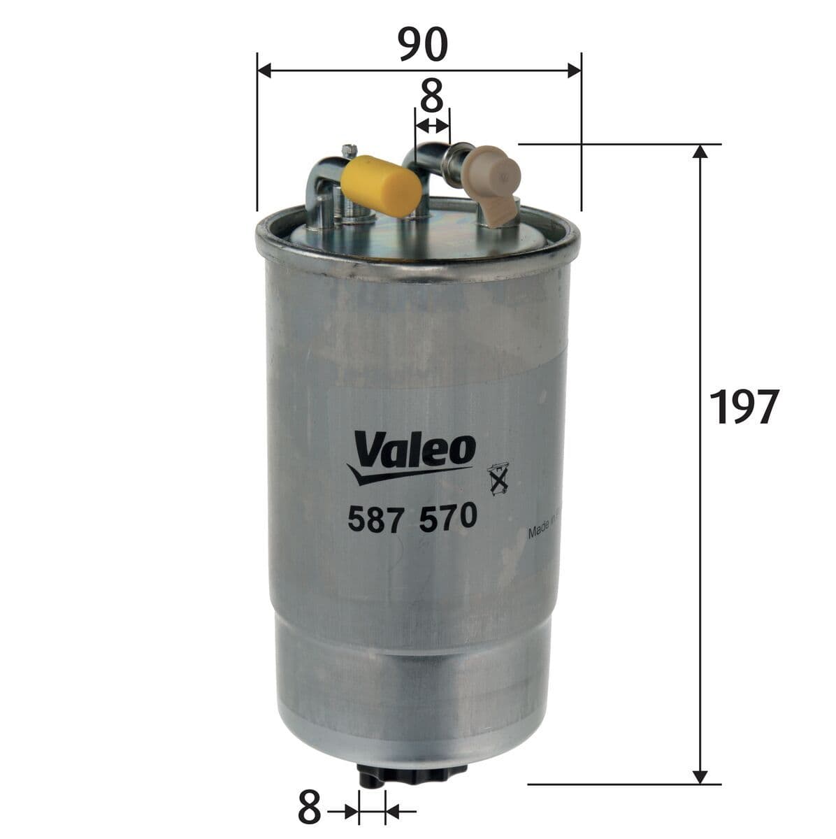 filtru combustibil VALEO 587570