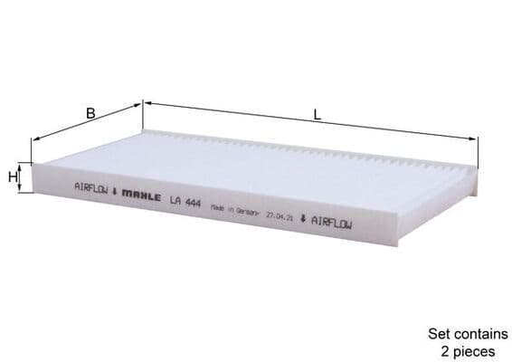 Filtru, aer habitaclu MAHLE LA 444/S