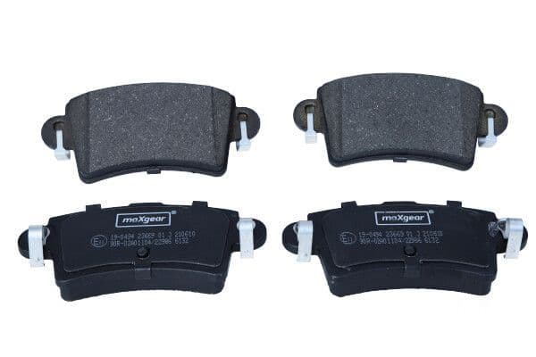 set placute frana,frana disc MAXGEAR 19-0494