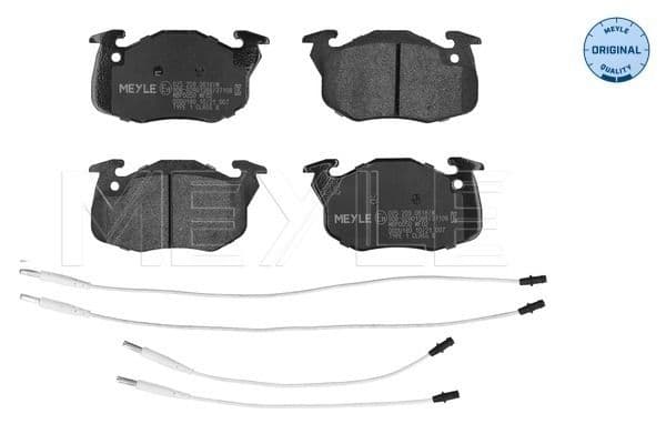 set placute frana,frana disc MEYLE -ORIGINAL: True to OE. 025 209 0618/W
