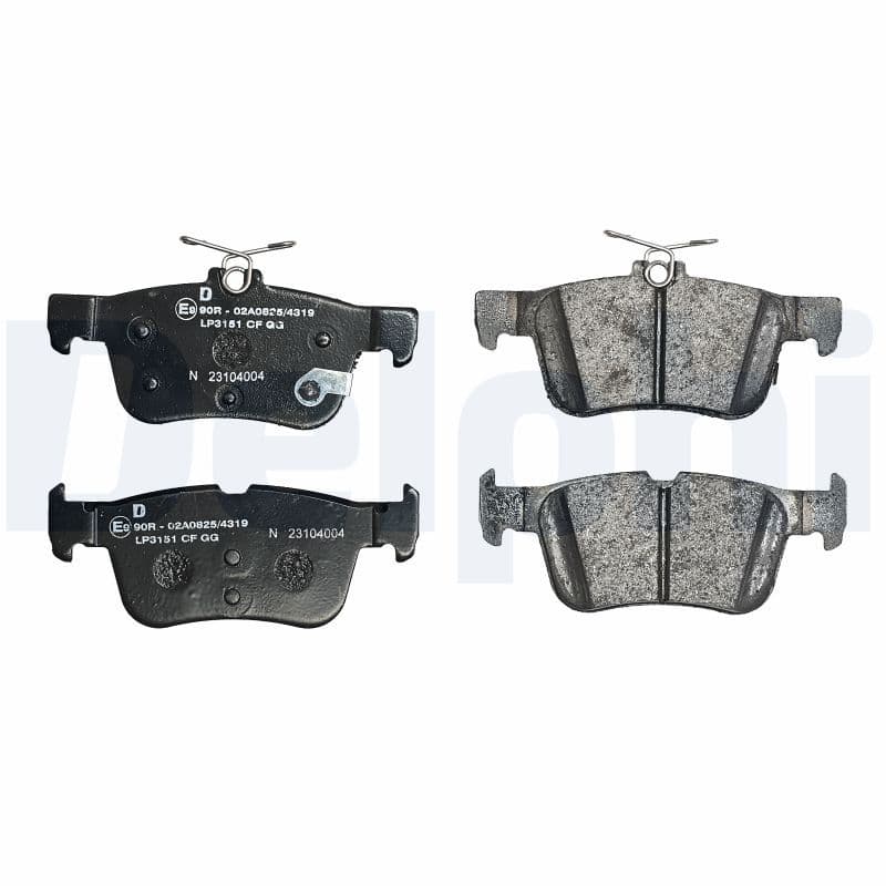 set placute frana,frana disc DELPHI LP3151