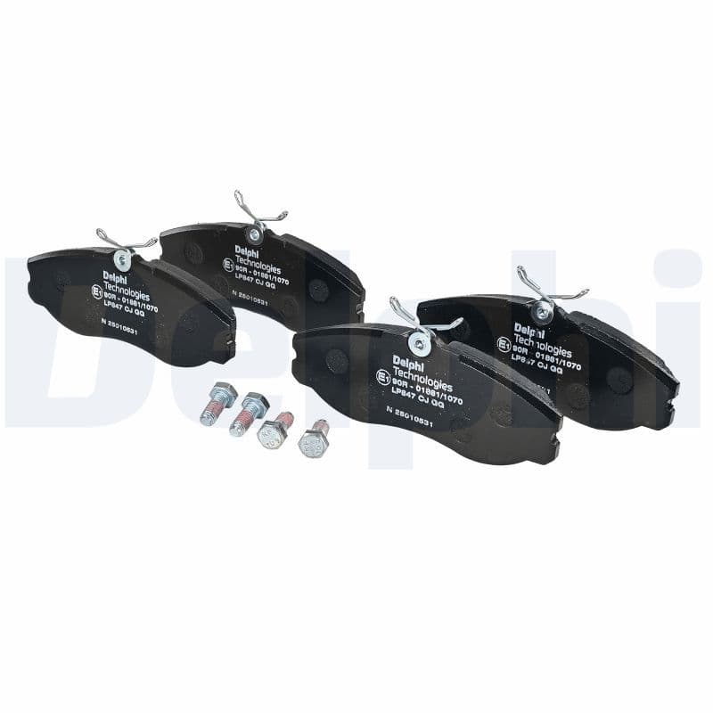 set placute frana,frana disc DELPHI LP847