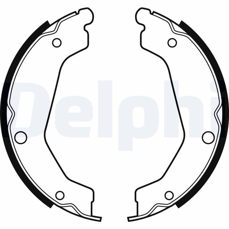Set saboti frana, frana de mana DELPHI LS2085