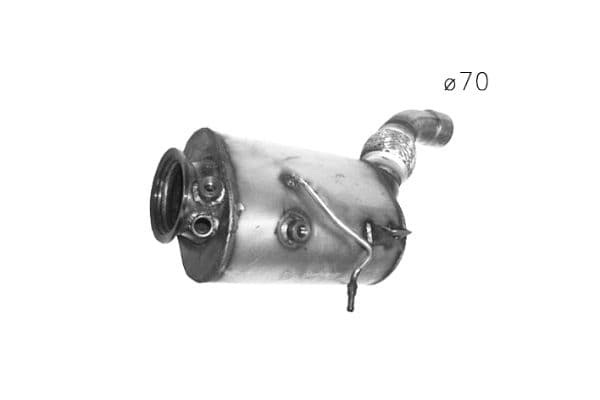 Filtru funingine/particule, sist.de esapament ASSO 08.15009