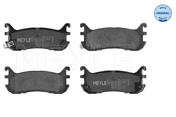 set placute frana,frana disc MEYLE -ORIGINAL: True to OE. 025 233 8713/W