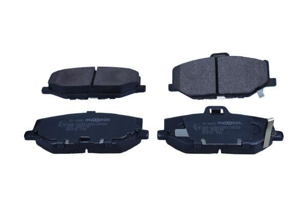 set placute frana,frana disc MAXGEAR 19-3892