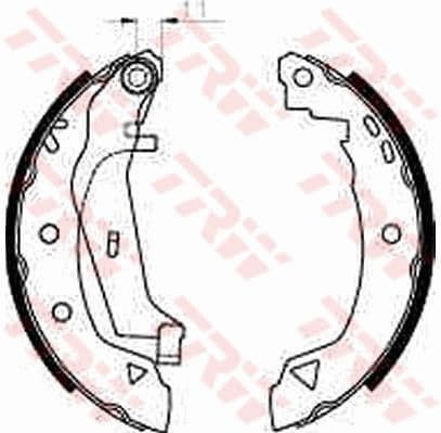 Set saboti frana TRW GS8240