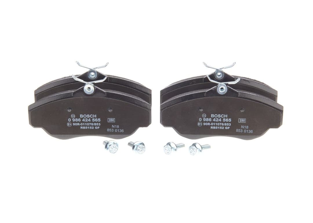 set placute frana,frana disc BOSCH 0 986 424 565