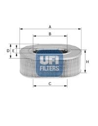 Filtru aer UFI 27.071.01