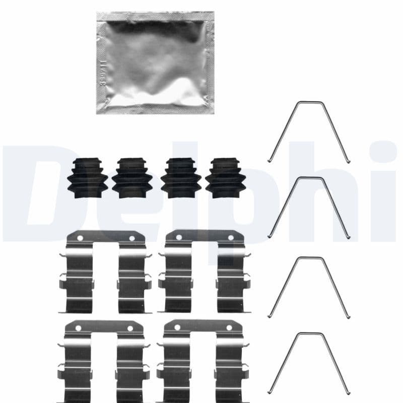 Set accesorii, placute frana DELPHI LX0739