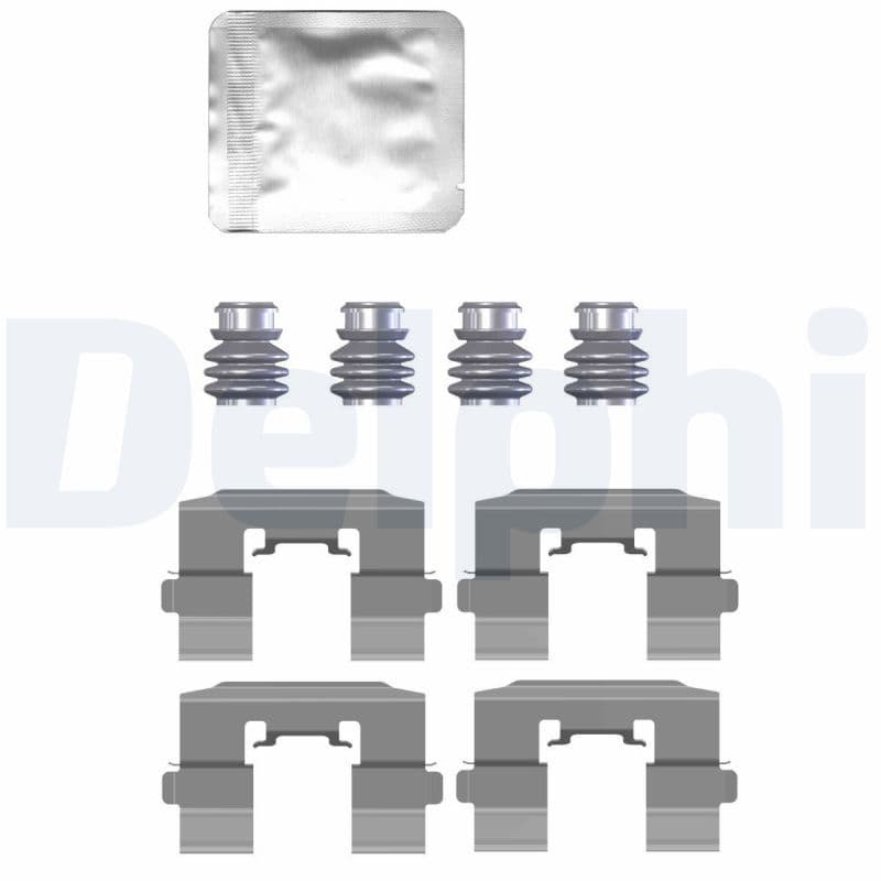 Set accesorii, placute frana DELPHI LX0731