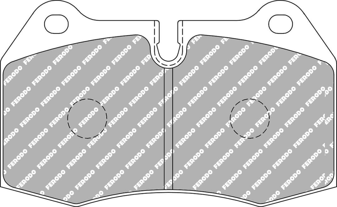 set placute frana,frana disc FERODO FCP1561R