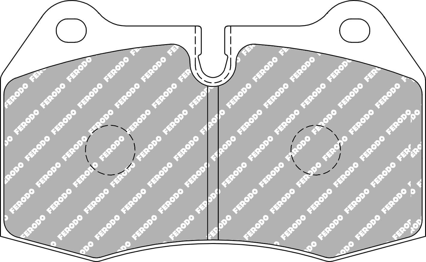 set placute frana,frana disc FERODO FCP1561R
