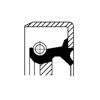 garnitura etansare arbore, arbore de antrenare (ppa. ulei) CORTECO 12016598B