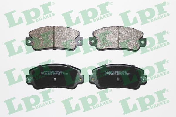 set placute frana,frana disc LPR 05P128