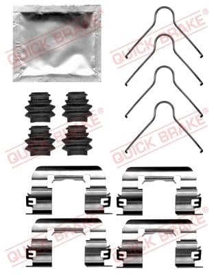 Set accesorii, placute frana QUICK BRAKE 109-0105