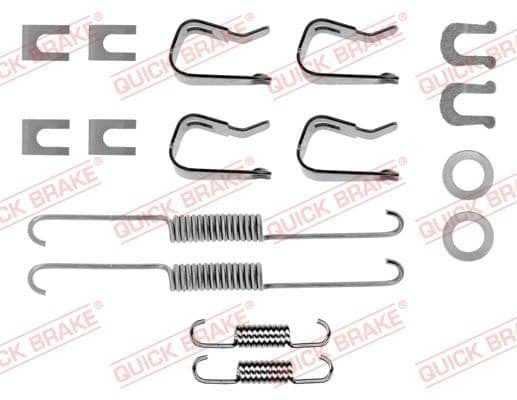 Set accesorii, sabot de frana QUICK BRAKE 105-0549