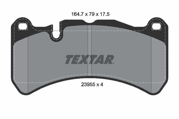 set placute frana,frana disc TEXTAR Q+ 2395501