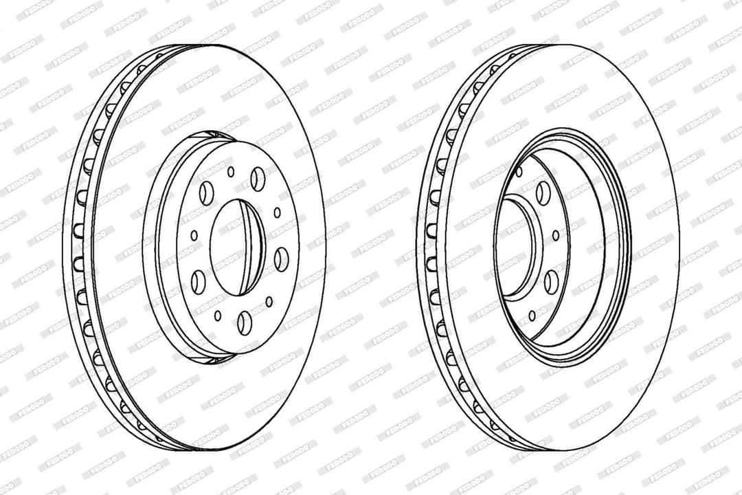Disc frana FERODO DDF1163C