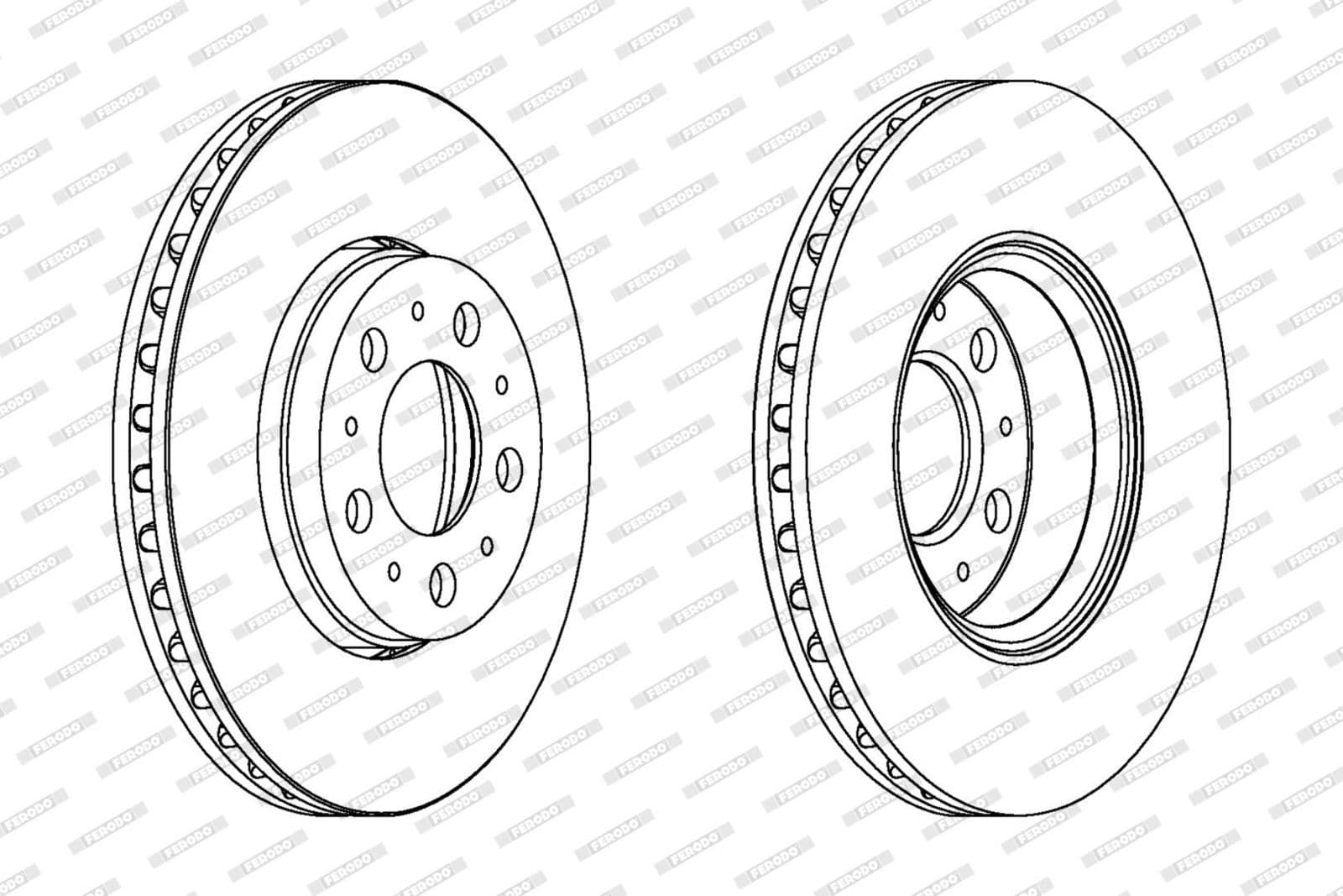 Disc frana FERODO DDF1163C