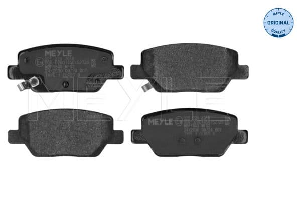 set placute frana,frana disc MEYLE -ORIGINAL: True to OE. 025 224 4918
