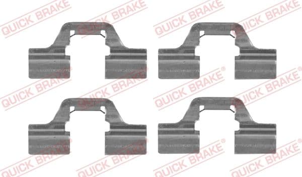 Set accesorii, placute frana QUICK BRAKE 109-1749