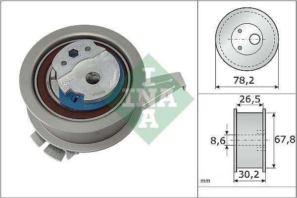 rola intinzator,curea distributie Schaeffler INA 531 0847 10