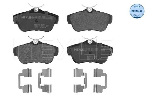set placute frana,frana disc MEYLE -ORIGINAL: True to OE. 025 245 7816