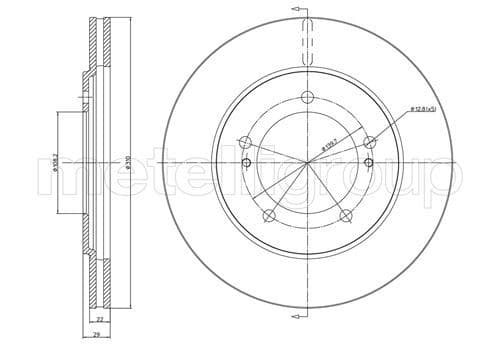 Disc frana METELLI 23-0697