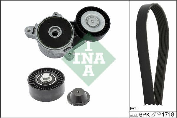 Set curea transmisie cu caneluri Schaeffler INA 529 0515 10