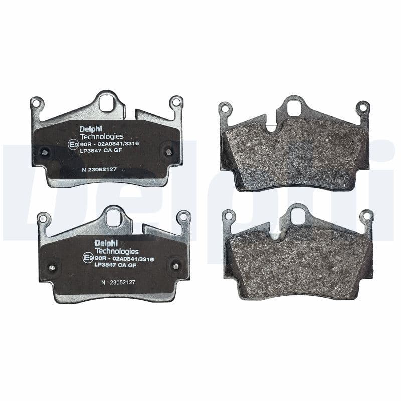 set placute frana,frana disc DELPHI LP3847