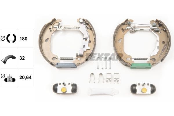 Set saboti frana TEXTAR Shoe Kit Pro 84054400