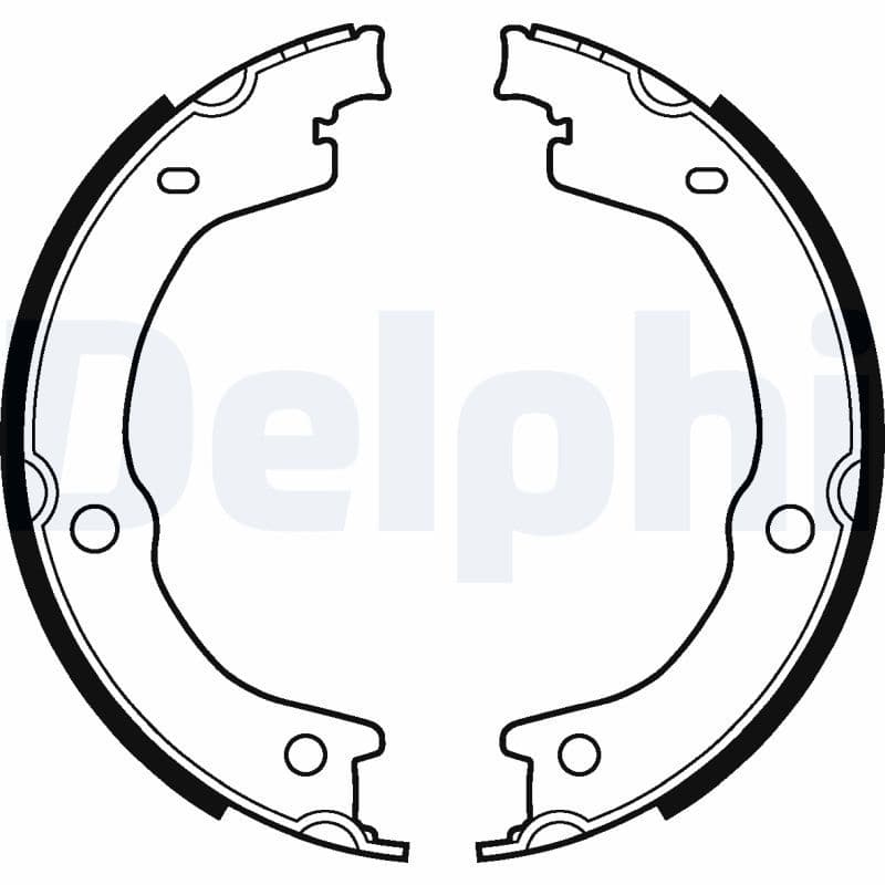 Set saboti frana, frana de mana DELPHI LS2118