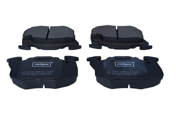 set placute frana,frana disc MAXGEAR 19-0471