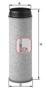 Filtru aer secundar SOFIMA S 7646 A