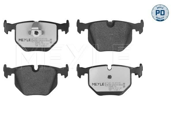set placute frana,frana disc MEYLE -PD: Advanced performance and design. 025 214 8717/PD