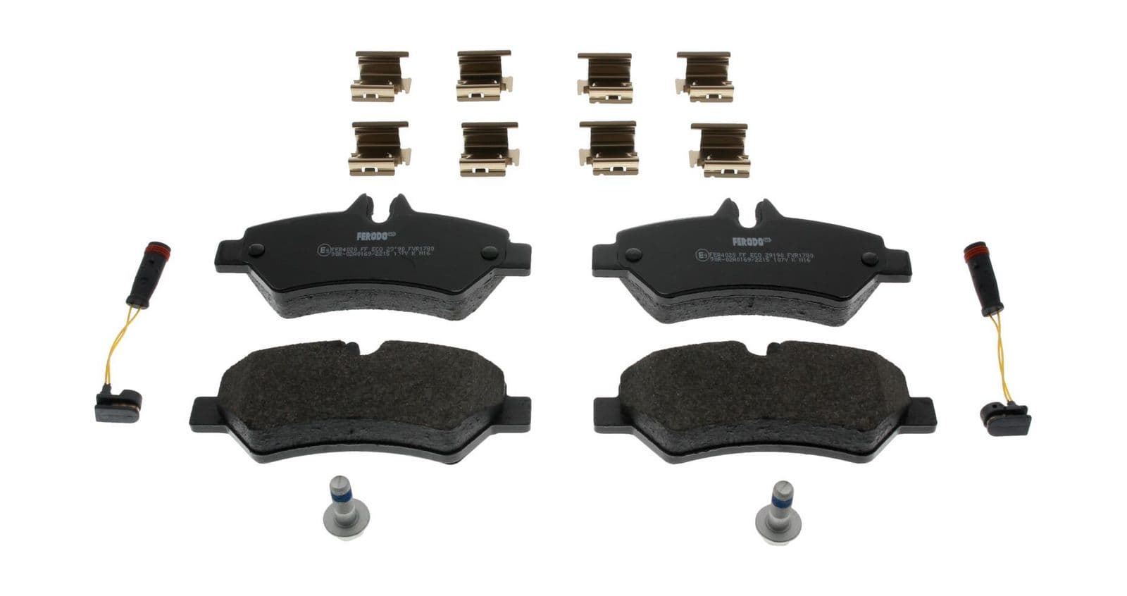 set placute frana,frana disc FERODO PREMIER ECO FRICTION FVR1780