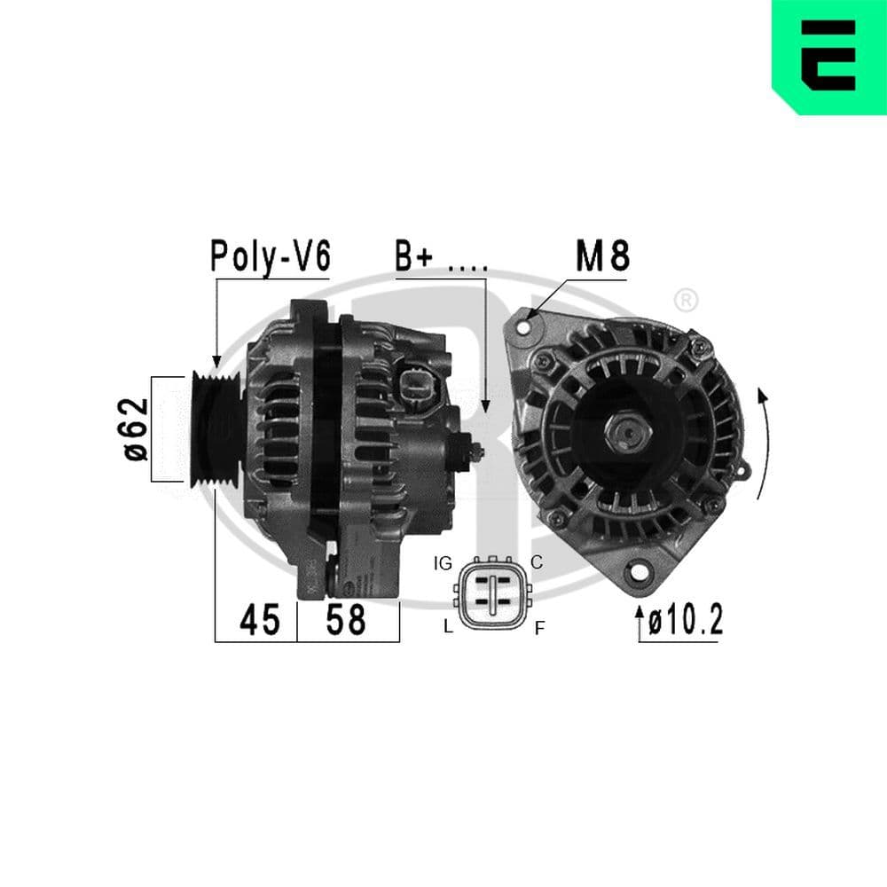 Generator / Alternator ERA 209008A