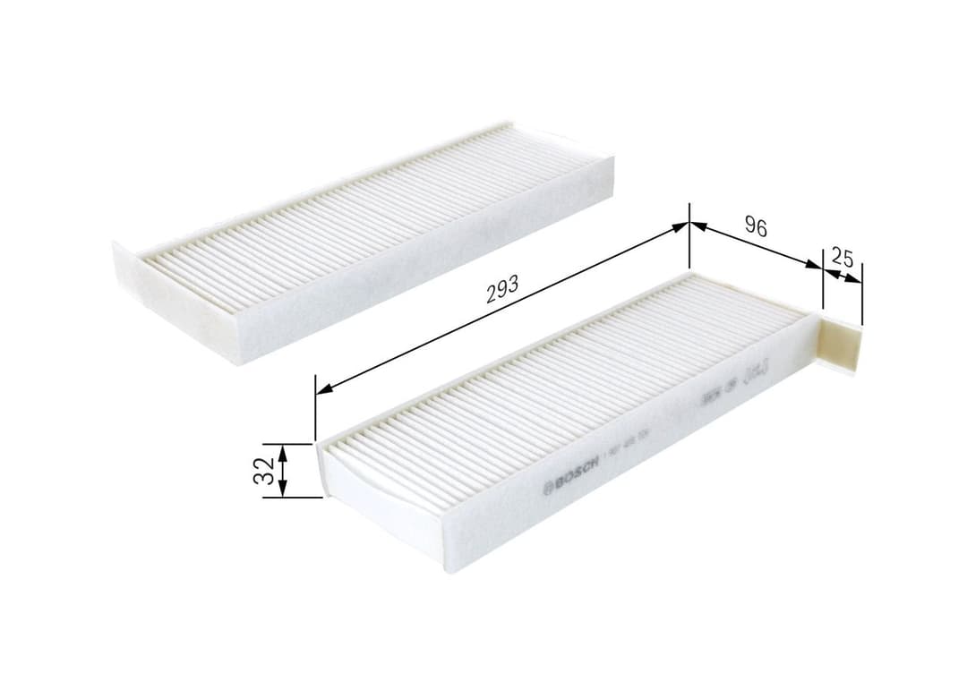 Filtru, aer habitaclu BOSCH 1 987 435 026