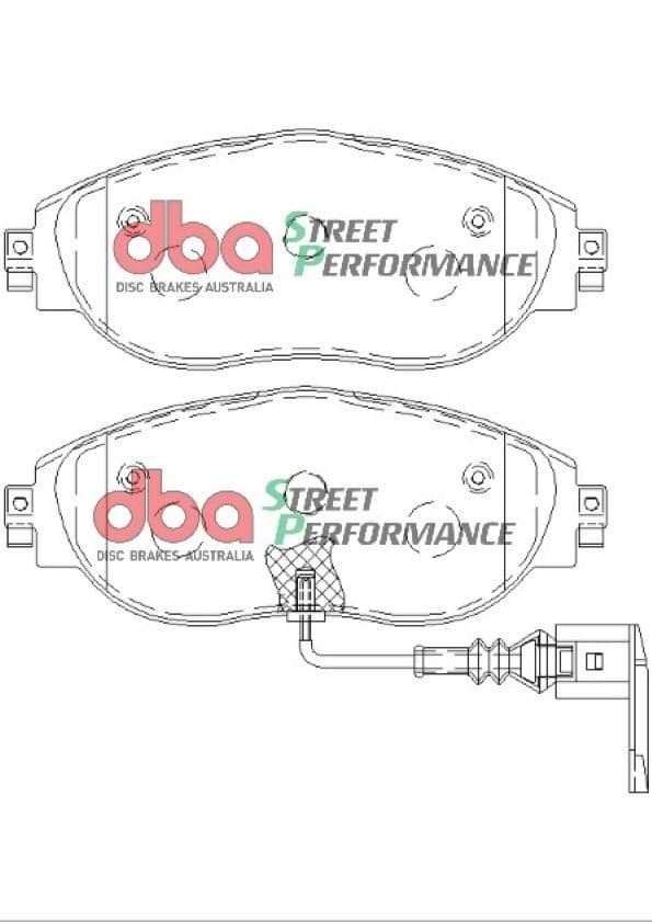 Set placute frana de performanta DBA DB8849SP