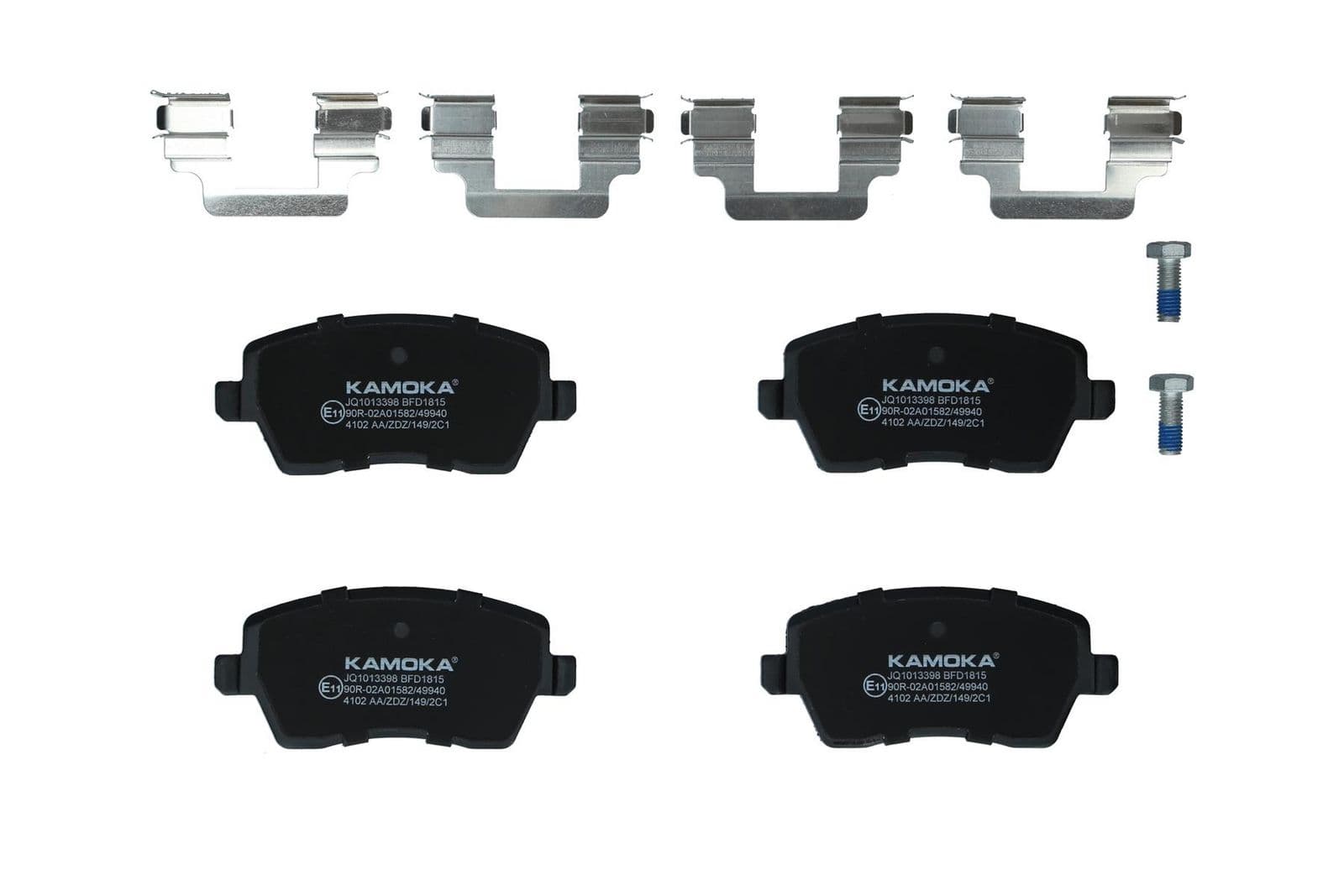 set placute frana,frana disc KAMOKA JQ1013398