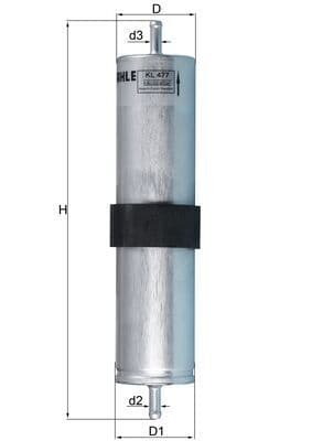 filtru combustibil KNECHT KL 477